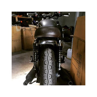 Bobbed Rear Mudguard/Fender - Polished Aluminium - LC